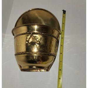Vintage Brass Wall Planter/Pocket
